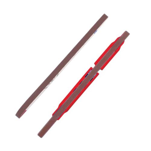 Excel 55722 Sanding Stick with 2 Belts, 120 Grit (red)