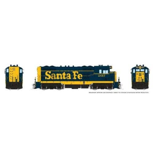 PREORDER Rapido HO 70615 Atchison Topeka & Santa Fe CF7 with Round Cab Locomotive, Atchison Topeka & Santa Fe