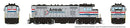 PREORDER Rapido HO 70624 Santa Fe CF7 with Round Cab Locomotive, Amtrak