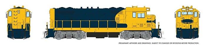 PREORDER Rapido HO 70699 Santa Fe CF7 with Round Cab Locomotive, Painted, Unlettered (DCC and Sound Equipped) | 341.95