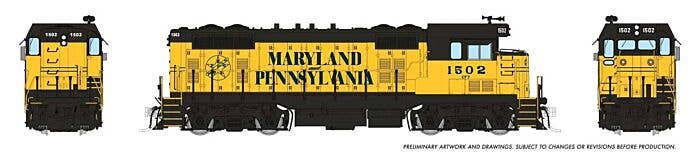 PREORDER Rapido HO 70629 Santa Fe CF7 with Square Cab Locomotive, Maryland & Pennsylvania