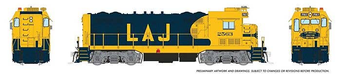 PREORDER Rapido HO 70126 Santa Fe CF7 with Square Cab Locomotive, Los Angeles Junction