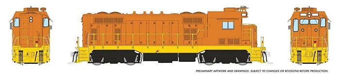 PREORDER Rapido HO 70197 Santa Fe CF7 with Square Cab Locomotive, Painted, Unlettered (Standard DC) | 237.45