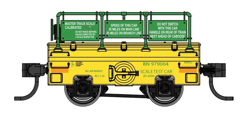 PREORDER Walthers Proto HO 920-105301 Scale Test Car, Burlington Northern