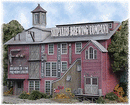 Bar Mills Scale Model Works HO 0852 Shipyard Brewing Backgroung Building Kit, 9 x 3-1/2 x 9" 22.9 x 8.9 x 22.9cm