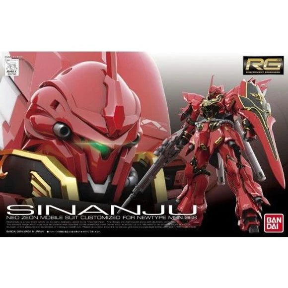 Gundam Unicorn MSN-065 Sinanju Real Grade 1:144 Scale Model Kit 2340120