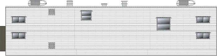 Rapido HO 138204 Sleeper Trailer, Assembled, Painted, Unlettered (white)