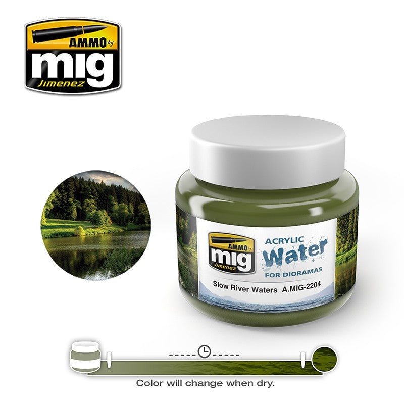 Ammo Mig 2204 SLOW RIVER WATERS