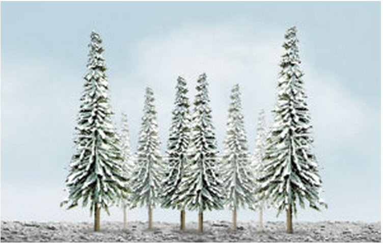 JTT Trees & Shrubs 92006 Snow Pine 2' to 4' N 36pk