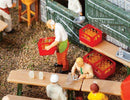Faller HO 180996 Soft Drink Crates & Bottles, 4 Crates, Bottles to FIll Them