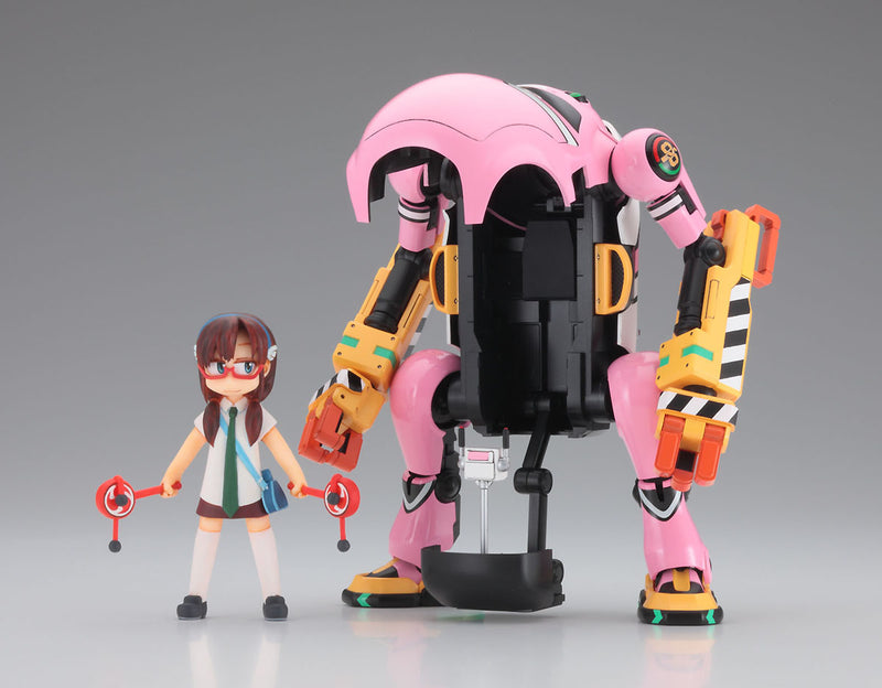 Hasegawa Models 52289 20 MechatroweGo Eva Collaboration Series Vol.3 “Hachigouki (Power Arm)” + Makinami Mari Illustrious 1:20 SCALE MODEL KIT