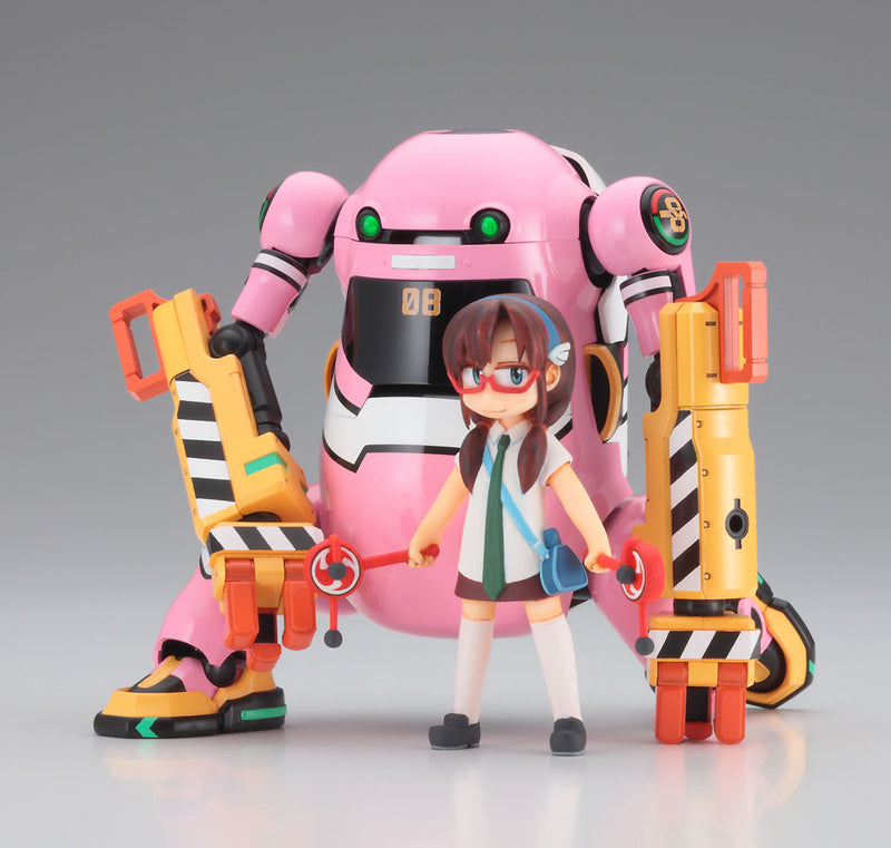 Hasegawa Models 52289 20 MechatroweGo Eva Collaboration Series Vol.3 “Hachigouki (Power Arm)” + Makinami Mari Illustrious 1:20 SCALE MODEL KIT