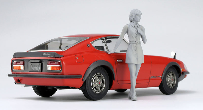 Hasegawa Models 52339 Nissan Fairlady 240ZG w/70's Girls Figure 1:24 SCALE MODEL KIT