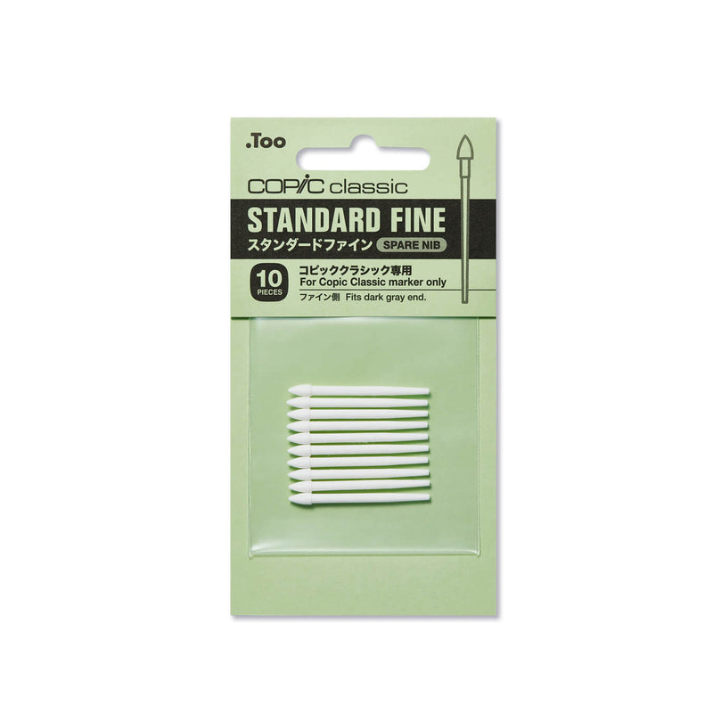 Copic Sketch & Ciao Spare Nibs - Standard Fine, 10Pcs