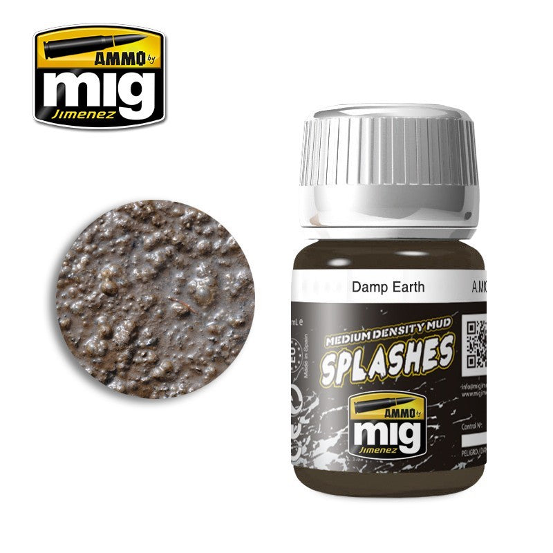 Ammo Mig 1754 DAMP EARTH ENAMEL SPLASHS