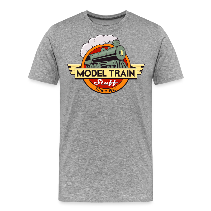 Model Train Stuff - Men's Premium T-Shirt - heather gray