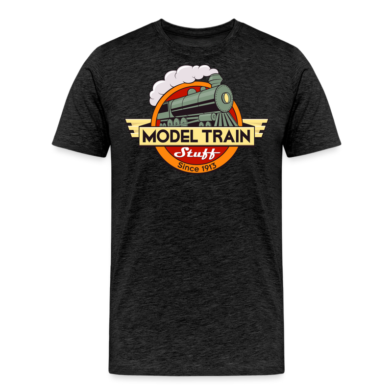 Model Train Stuff - Men's Premium T-Shirt - charcoal grey