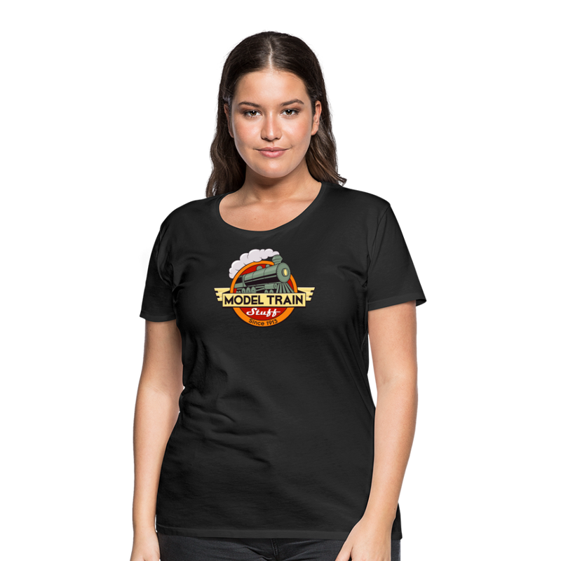 Model Train Stuff - Women’s Premium T-Shirt - black
