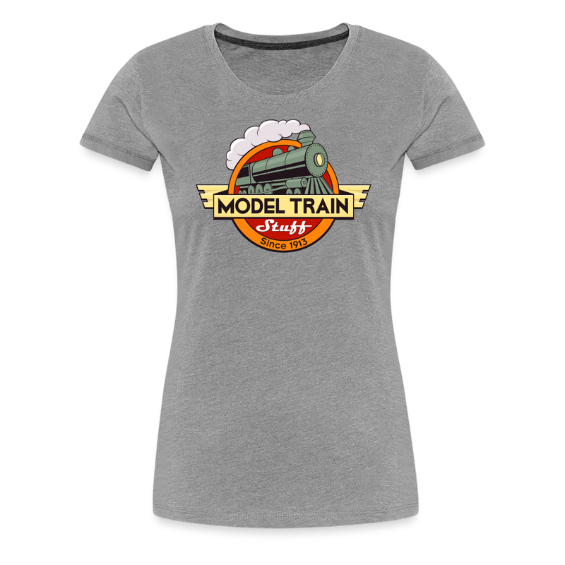 Model Train Stuff - Women’s Premium T-Shirt - heather gray