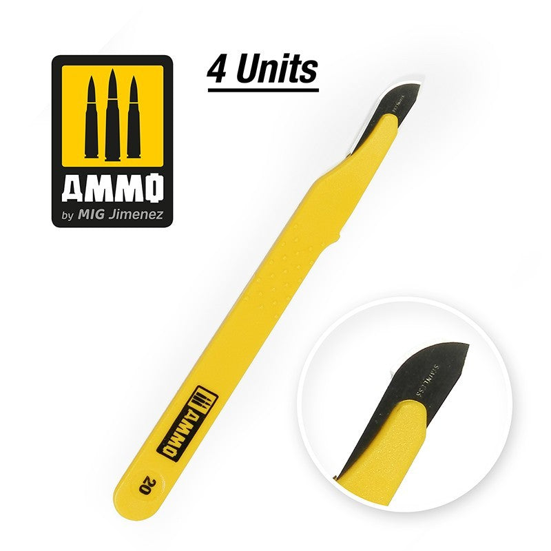 Ammo Mig 8695 STANDARD BLADE CURVED LRG