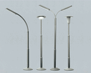 Faller HO 180538 Streetlight Set Nonworking, 7 each of 4 types