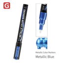 DSPIAE MKA07 Super Metallic Color Paint Marker, Metallic Blue
