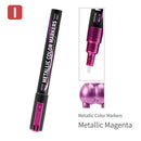 DSPIAE MKA09 Super Metallic Color Paint Marker, Metallic Magenta