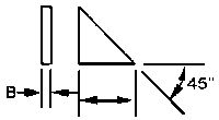 Plastruct G-8 Support Triangles (5), 1/4"