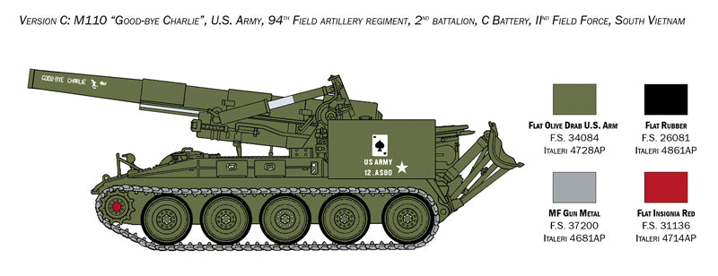 Italeri 6574 - SCALE 1 : 35 M110