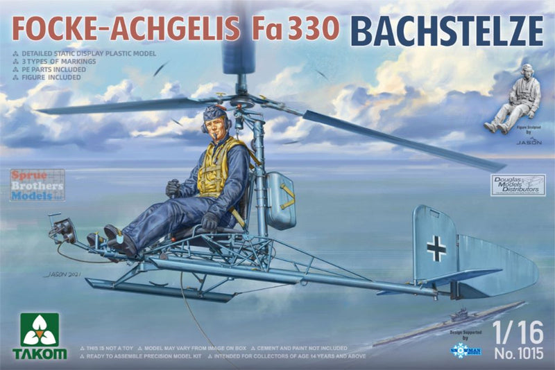 Takom Models - 1015 1:16 Takom Focke-Achgelis Fa330 Bachstelze