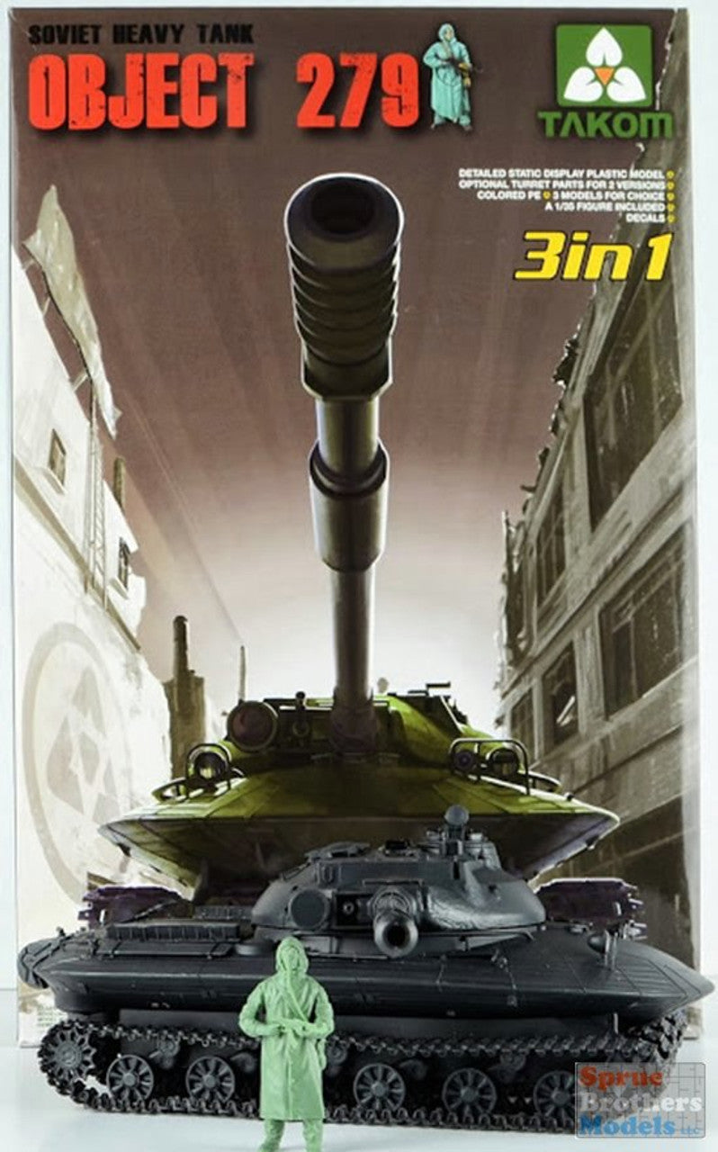 Takom Models - 2001 1:35 Takom Object 279 Soviet Heavy Tank (3 in 1)