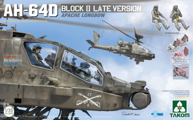 Takom Models - 2608 - 1:35 - AH-64D Apache Longbow Block II Late Version