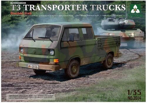 Takom Models - 2014 1:35 Bundeswehr T3 Transporter Double Cab