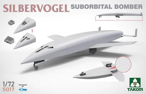 Takom Models - 5017 - 1:72 - SILBERVOGEL Suborbital Bomber 2-in-1