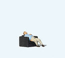 Preiser HO 28260 Taking a Nap, Individual Figure, Figure on Chair