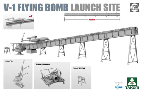 Takom Models - 2152 - 1:35 V-1 Flying Bomb Launch Site Kit