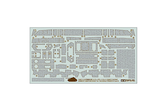 Tamiya 12661 Zimmerit Coating Pz Iv 1:48