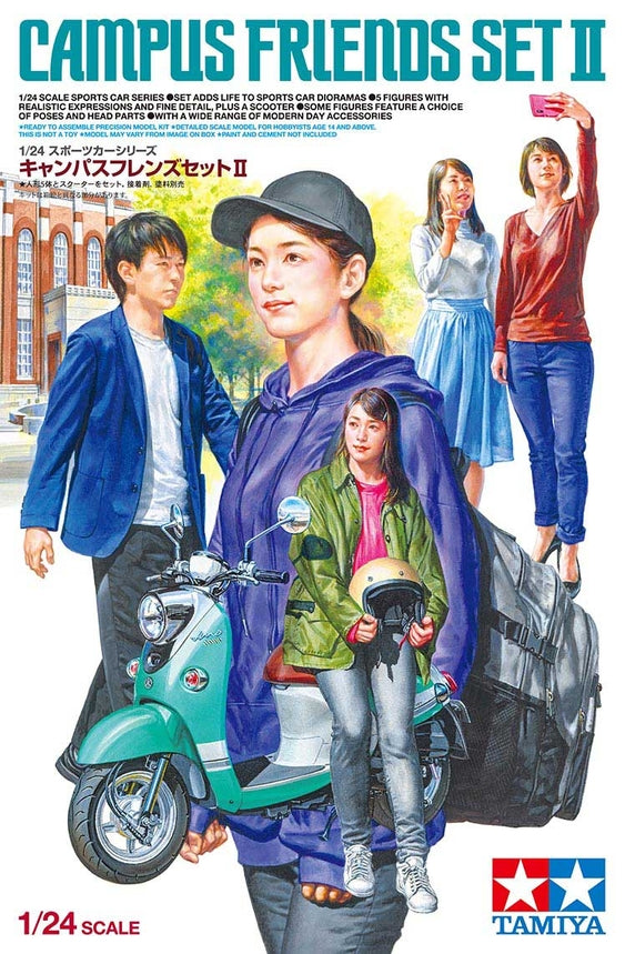 Tamiya 24356 Campus Friends Set II 1:24