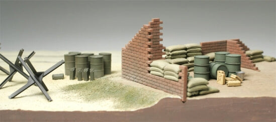 Tamiya 32508 Brick Wall & Sand Bag Set 1:48