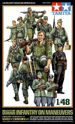 Tamiya 32530 WWII German Infantry on Maneuvers 1:48