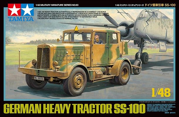 Tamiya 32593 Ger Heavy Tractor Ss-100 1:48