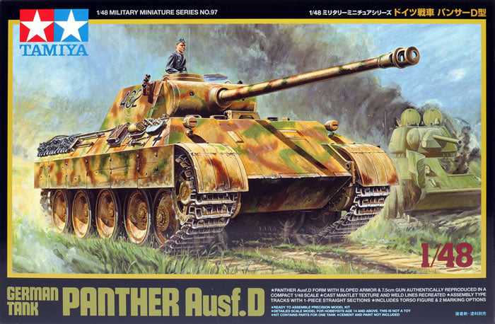 Tamiya 32597 German Tank PantherAusf.D 1:48