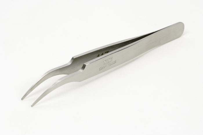Tamiya 74108 HG Angled Tweezers Roundtip