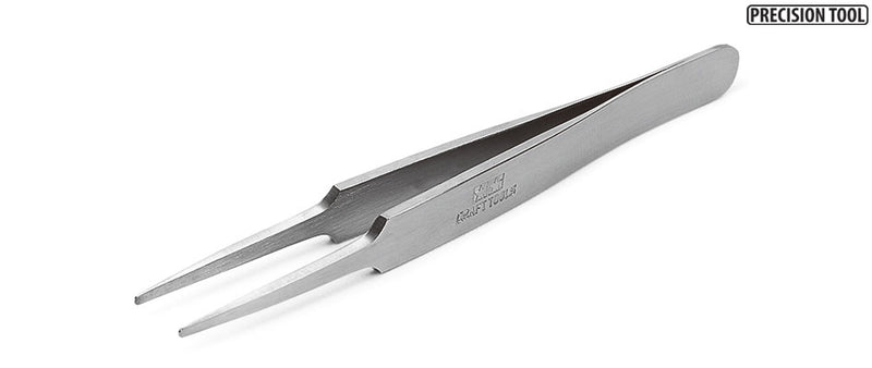 Tamiya 74109 HG Straight Tweezers Roundtip
