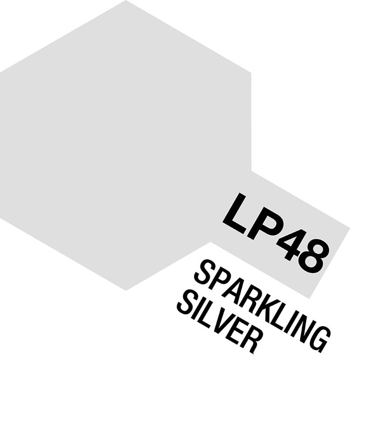 Tamiya 82148 Lacquer LP-48 Sparkling Silver 6pcs
