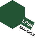 Tamiya 82158 Lacquer LP-58 Nato Green 6x2.90