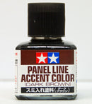 Tamiya 87140 Dark Brown Panel Line Accent 6x7.50