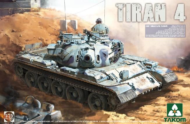 Takom Models - 2051  1:35 Israeli Tiran 4 Defense Force Medium Tank (New Tool) Kit