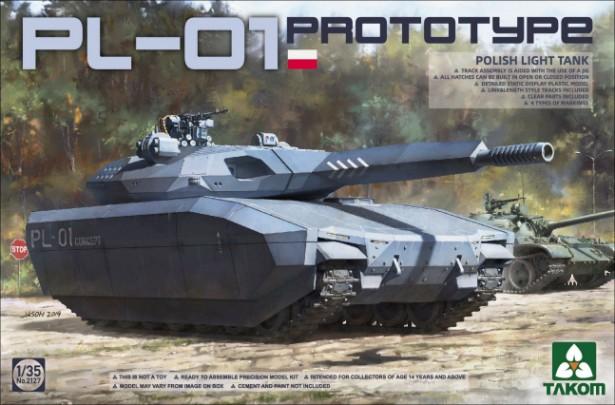 Takom Models - 2127 PL01 Prototype Polish Light Tank (New Tool) Kit