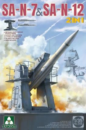 Takom Models - 2136 - 1:35 SA-N7 & SA-N12 Surface-to-Air Missile System (2 in 1) Kit